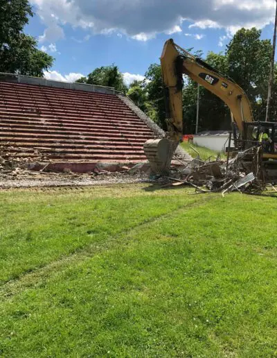 demo of seating section