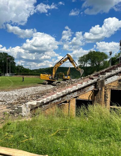 demo of old seating