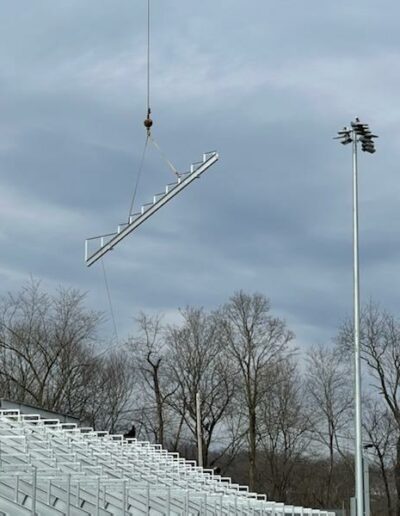 crane lifting seating section